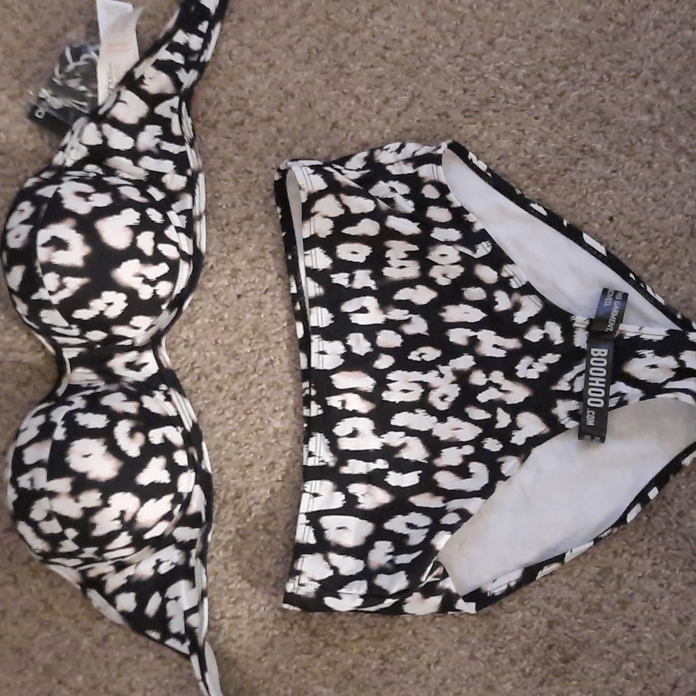 Hight waisted bikini set